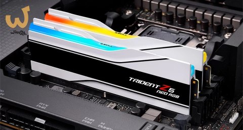 G.SKILL TRIDENT NEO AMD RGB DDR5 2X32GB 6000MHZ CL30-36 EXPO WHITE F5-6000J3036G32GX2-TZ5NRW G.SKILL TRIDENT NEO AMD RGB DDR5 2X32GB 6000MHZ CL30-36 EXPO WHITE F5-6000J3036G32GX2-TZ5NRW