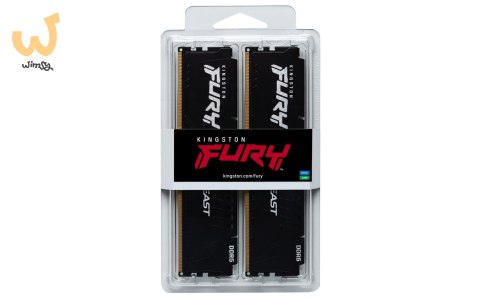 Kingston FURY DDR5 16GB (2x8GB) 5200MHz CL40 Beast Black XMP Kingston FURY DDR5 16GB (2x8GB) 5200MHz CL40 Beast Black XMP