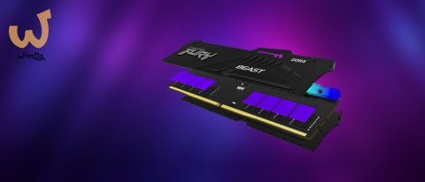 Kingston FURY DDR5 32GB (2x16GB) 5200MHz CL36 Beast Black RGB EXPO Kingston FURY DDR5 32GB (2x16GB) 5200MHz CL36 Beast Black RGB EXPO