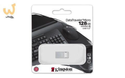 KINGSTON FLASH 128GB DATATRAVELER USB 3.2 Gen 1 200MB/s KINGSTON FLASH 128GB DATATRAVELER USB 3.2 Gen 1 200MB/s