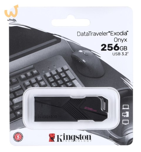 KINGSTON FLASH 256GB USB3.2 DataTraveler Exodia Onyx KINGSTON FLASH 256GB USB3.2 DataTraveler Exodia Onyx