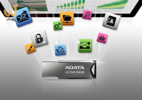 Pendrive ADATA UV250 AUV250-32G-RBK (32GB; USB 2.0; kolor srebrny) Pendrive ADATA UV250 AUV250-32G-RBK (32GB; USB 2.0; kolor srebrny)