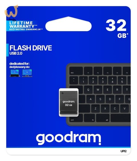 Pendrive GoodRam Piccolo UPI2-0320K0R11 (32GB; USB 2.0; kolor czarny) Pendrive GoodRam Piccolo UPI2-0320K0R11 (32GB; USB 2.0; kolor czarny)
