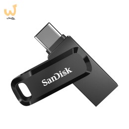 Pendrive SanDisk Ultra Dual GO SDDDC3-064G-G46 (64GB; USB 3.0, USB-C; kolor czarny)