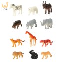 Figurki zwierzęta morskie dzikie zagrodowe dinozaury zestaw mix 48sztuk