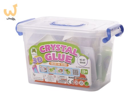 Klej żel kryształowy 3D crystal glue kreatywny zestaw w wiaderku 26el. Klej żel kryształowy 3D crystal glue kreatywny zestaw w wiaderku 26el.