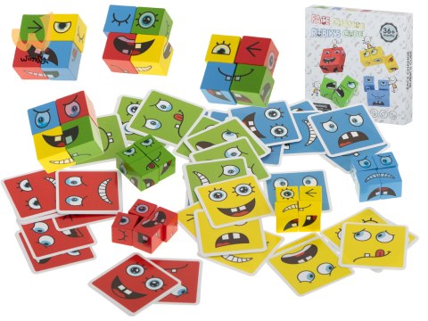 Klocki kreatywne montessori wyzwania zmieniające twarz emocje Klocki kreatywne montessori wyzwania zmieniające twarz emocje