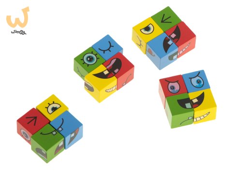 Klocki kreatywne montessori wyzwania zmieniające twarz emocje Klocki kreatywne montessori wyzwania zmieniające twarz emocje