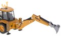 Koparka ładowarka metalowa z ruchomymi łyżkami Die-Cast H-toys 1704 1:50