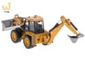 Koparka ładowarka metalowa z ruchomymi łyżkami Die-Cast H-toys 1704 1:50