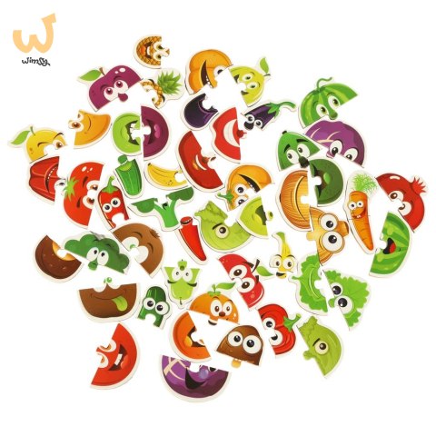 Puzzle w puszce owoce/warzywa 25 puzzli Puzzle w puszce owoce/warzywa 25 puzzli