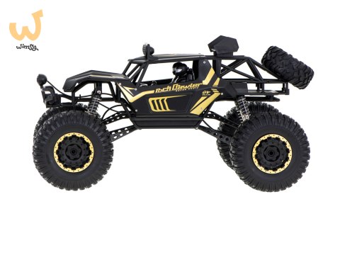 Samochód zdalnie sterowany 2,4GHz 1:8 51cm metal czarny Samochód zdalnie sterowany 2,4GHz 1:8 51cm metal czarny