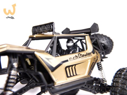 Samochód zdalnie sterowany 2,4GHz 1:8 51cm metal złoty Samochód zdalnie sterowany 2,4GHz 1:8 51cm metal złoty