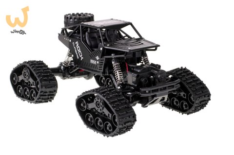 Samochód zdalnie sterowany na pilota RC Rock Crawler 4x4 LHC012 auto 2w1 czarny Samochód zdalnie sterowany na pilota RC Rock Crawler 4x4 LHC012 auto 2w1 czarny