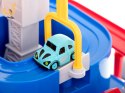 Tor przeszkód interaktywny samochodowy wyścigi parking 4 pojazdy auto autobus radiowóz wóz strażacki helikopter