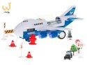 Transporter samolot + 6 aut policja bok/przód