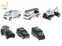 Transporter samolot + 6 aut policja bok/przód