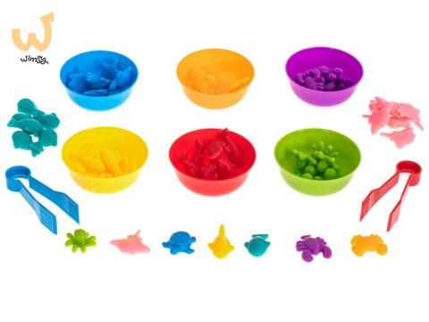 Zwierzęta morskie edukacyjne nauka liczenia montessori 36 zwierzątek Zwierzęta morskie edukacyjne nauka liczenia montessori 36 zwierzątek