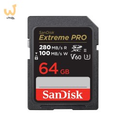 KARTA SANDISK EXTREME PRO SDXC 64GB 280/100 MB/s V60 UHS-II