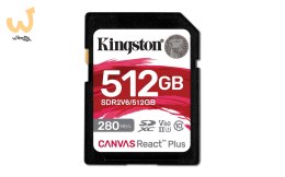 KINGSTON microSDXC Canvas 512GB React Plus UHS-II 280R/150W U3 V60 for Full HD/4K