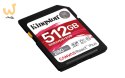 KINGSTON microSDXC Canvas 512GB React Plus UHS-II 280R/150W U3 V60 for Full HD/4K