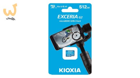 KIOXIA 512GB microSD KIOXIA Exceria (gen 2) UHS I U3 V30 with adapter KIOXIA 512GB microSD KIOXIA Exceria (gen 2) UHS I U3 V30 with adapter