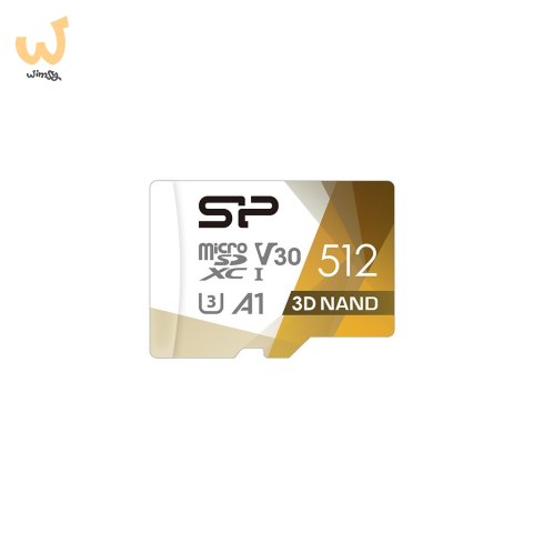 Karta pamięci Silicon Power microSDXC Superior Pro 512GB V30 UHS-1 U3 A1 + ADAPTER microSD-SD Karta pamięci Silicon Power microSDXC Superior Pro 512GB V30 UHS-1 U3 A1 + ADAPTER microSD-SD