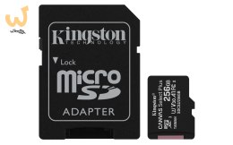 Karta pamięci z adapterem Kingston Canvas Select Plus SDCS2/256GB (256GB; Class 10, Class U1, V30; + adapter)