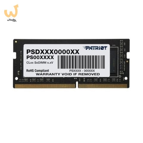 PATRIOT DDR4 32GB SIGNATURE 3200MHz CL22 SO-DIMM PATRIOT DDR4 32GB SIGNATURE 3200MHz CL22 SO-DIMM