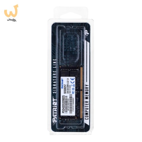 PATRIOT DDR4 32GB SIGNATURE 3200MHz CL22 SO-DIMM PATRIOT DDR4 32GB SIGNATURE 3200MHz CL22 SO-DIMM