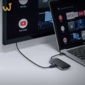 AUKEY HUB USB C CB-C71 8W1 RJ45 HDMI 4K PD 100W