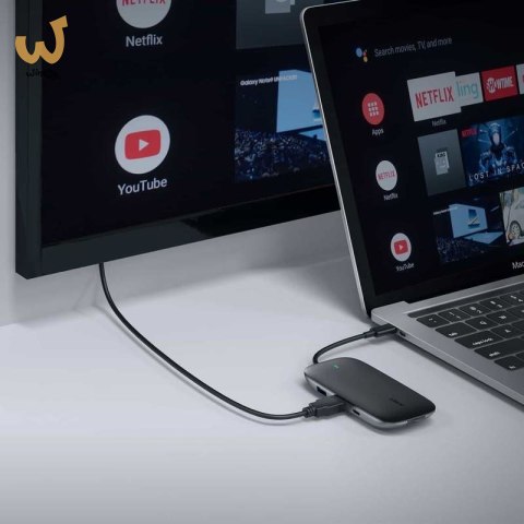 AUKEY HUB USB C CB-C71 8W1 RJ45 HDMI 4K PD 100W AUKEY HUB USB C CB-C71 8W1 RJ45 HDMI 4K PD 100W