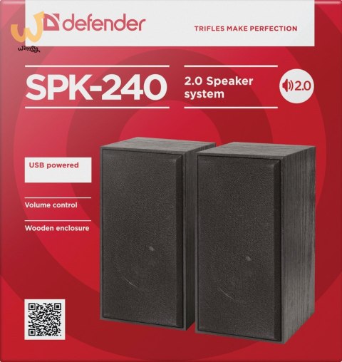 DEFENDER GŁOŚNIKI SPK-240 6W 2.0 USB 65224 DEFENDER GŁOŚNIKI SPK-240 6W 2.0 USB 65224
