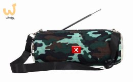 GEMBIRD PRZENOŚNY GŁOŚNIK BLUETOOTH SPK-BT-17-CM FM-RADIO, WBUDOWANY MIKROFON, WZÓR MORO, USB, AUX, MICROSD