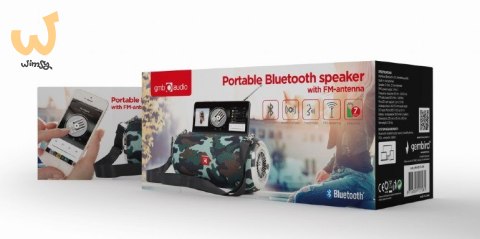 GEMBIRD PRZENOŚNY GŁOŚNIK BLUETOOTH SPK-BT-17-CM FM-RADIO, WBUDOWANY MIKROFON, WZÓR MORO, USB, AUX, MICROSD GEMBIRD PRZENOŚNY GŁOŚNIK BLUETOOTH SPK-BT-17-CM FM-RADIO, WBUDOWANY MIKROFON, WZÓR MORO, USB, AUX, MICROSD