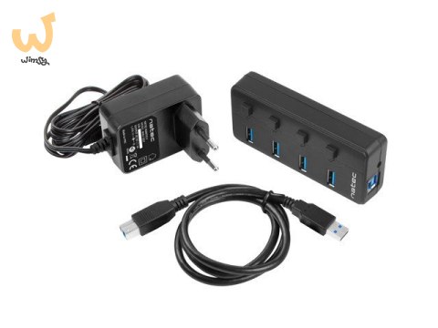 Hub NATEC Mantis 2 NHU-1557 (4x USB 3.0; kolor czarny) Hub NATEC Mantis 2 NHU-1557 (4x USB 3.0; kolor czarny)