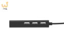 NATEC HUB USB 2.0 DRAGONFLY 3 PORTY + RJ45 NHU-1413