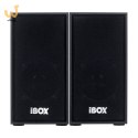 Zestaw głośników IBOX IGLSP1B (2.0; ciemne drewno)