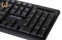 Activejet K-3803SW Klawiatura bezprzewodowa zasilanie baterią 1x 1,5V AAA czarna