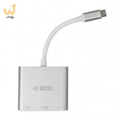 Adapter IBOX IUH3CFT1 (kolor srebrny) Adapter IBOX IUH3CFT1 (kolor srebrny)