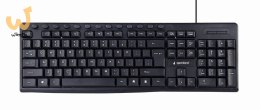 GEMBIRD KLAWIATURA MULTIMEDIALNA KB-UM-107 USB, US LAYOUT, CZARNA