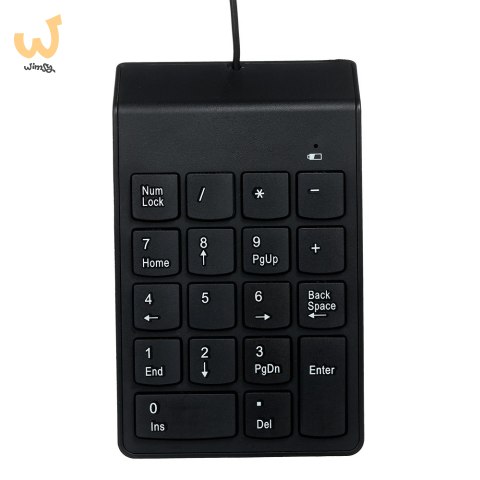 GEMBIRD KLAWIATURA NUMERYCZNA KPD-U-03 USB, US LAYOUT, 18 KLAWISZY, CZARNA GEMBIRD KLAWIATURA NUMERYCZNA KPD-U-03 USB, US LAYOUT, 18 KLAWISZY, CZARNA