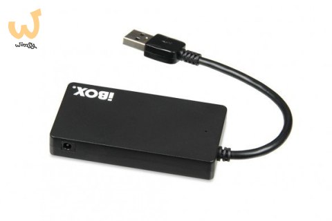 Hub IBOX USB 3.0 CZARNY 4-PORTY, SLIM IUH3F56 (4x USB 3.0; kolor czarny) Hub IBOX USB 3.0 CZARNY 4-PORTY, SLIM IUH3F56 (4x USB 3.0; kolor czarny)
