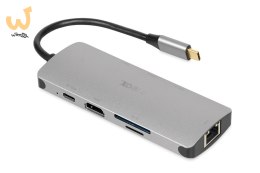 IBOX HUB USB IUH3RJ4K USB3.2 LAN HDMI 4K PD100W