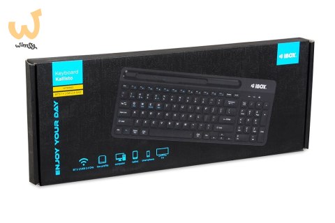 IBOX KLAWIATURA BEZPRZEWODOWA KALLISTO BT/2.4GHZ IBOX KLAWIATURA BEZPRZEWODOWA KALLISTO BT/2.4GHZ