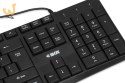IBOX KLAWIATURA PRZEWODOWA ERIS, BLACK