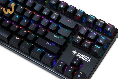 KLAWIATURA I-BOX AURORA K-2R RGB, MECHANICZNA, BLUE SWITCH, GAMING KLAWIATURA I-BOX AURORA K-2R RGB, MECHANICZNA, BLUE SWITCH, GAMING