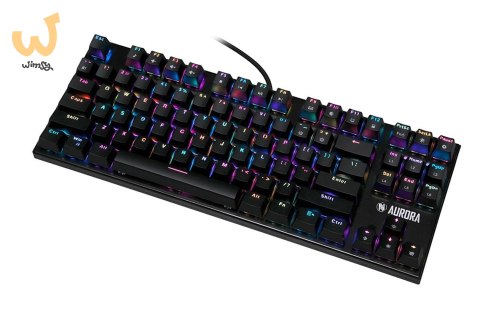 KLAWIATURA I-BOX AURORA K-2R RGB, MECHANICZNA, BLUE SWITCH, GAMING KLAWIATURA I-BOX AURORA K-2R RGB, MECHANICZNA, BLUE SWITCH, GAMING