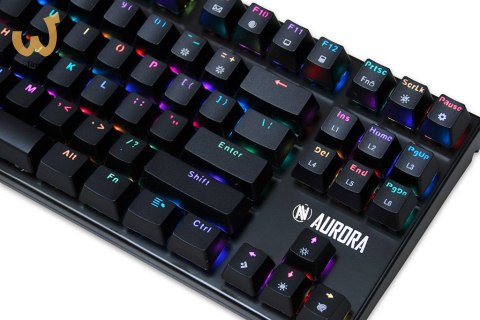KLAWIATURA I-BOX AURORA K-2R RGB, MECHANICZNA, BLUE SWITCH, GAMING KLAWIATURA I-BOX AURORA K-2R RGB, MECHANICZNA, BLUE SWITCH, GAMING