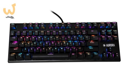 KLAWIATURA I-BOX AURORA K-2R RGB, MECHANICZNA, BLUE SWITCH, GAMING KLAWIATURA I-BOX AURORA K-2R RGB, MECHANICZNA, BLUE SWITCH, GAMING